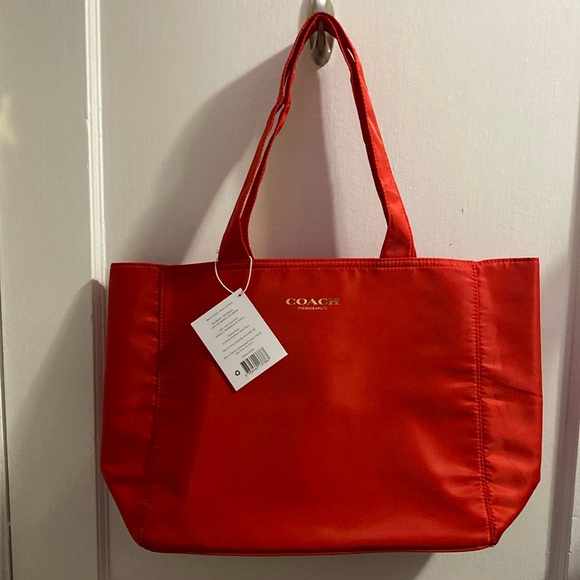COACH Red Tote - Picture 1 of 11